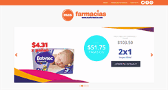 Desktop Screenshot of masfarmacias.com