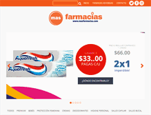 Tablet Screenshot of masfarmacias.com